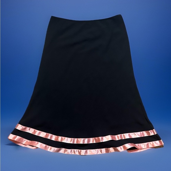 Sissy princess Charlotte Rose Large Black and pink skirt stretchy waist - Picture 5 of 7